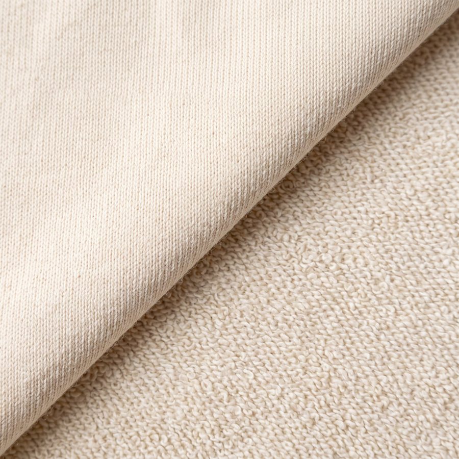 French terry knit structure