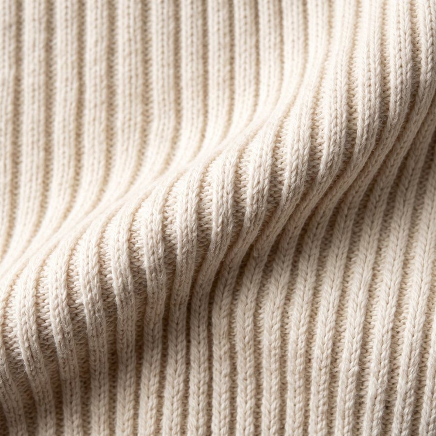 1x1 rib knit structure